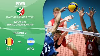 BEL vs. ARG - Round 2 | Men's U21 Volleyball World Champs 2021
