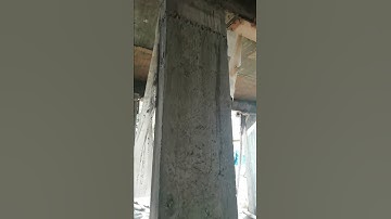 Honey comb structure on column