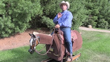 Riding With Split Reins Etiquette - Steve Lantvit Horseman