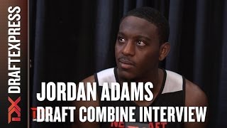Jordan Adams Draft Combine Interview