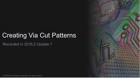 Creating Via Cut Patterns in Tanner L-Edit