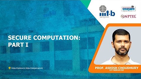 Lec 01 What is Secure MPC