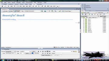 Cara Membuat Website dengan Dreamweaver CS3 part 3 - Penggunaan Page Properties