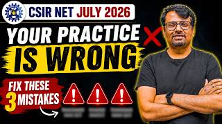 CSIR NET July 2026 | Mathematics | Question Practice Strategy for the Final Month | By GP SIR