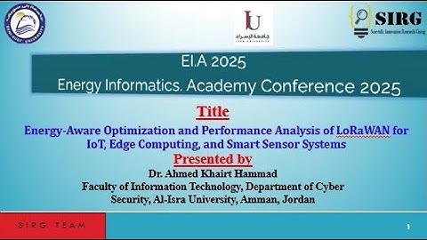 Energy-Aware Optimization and Performance Analysis of LoRaWAN