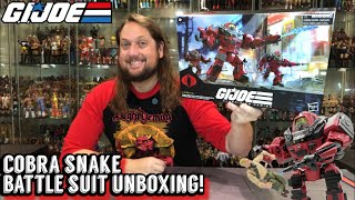 Cobra S.N.A.K.E Battle Suit GIJOE Classified Aeries Unboxing & Review!