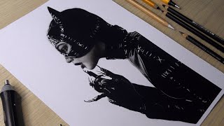 Drawing Catwoman (Michelle Pfeiffer) , Time_lapse