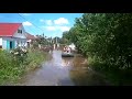 Передвижение по подтоплению в Железнодорожном районе. Автор видео: Евгения Гвозденко.