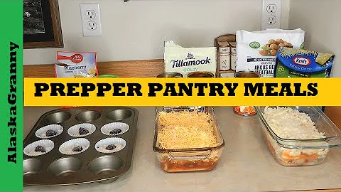 Prepper Pantry Meal Ideas From Food Storage Breakfast Lunch Dinner Ideas Shelf Meals