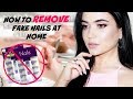 How To Remove / Take Off 'Glue On' Fake Nails | The Easy Way