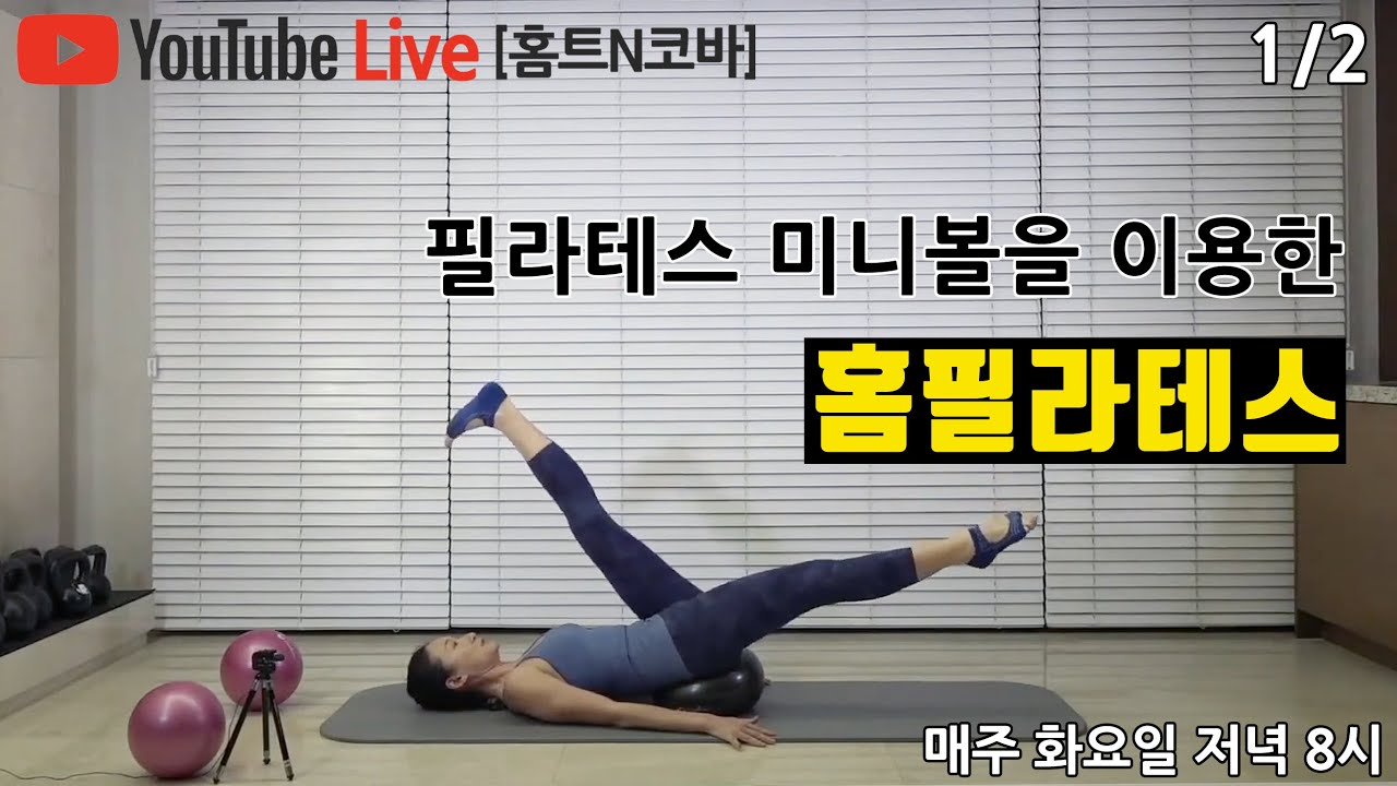 미니볼을 이용한 홈필라테스 1/2