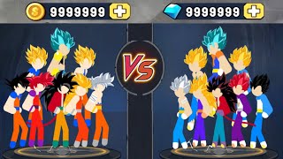 Stickman Warriors Goku Vs Vegeta All Forms screenshot 5