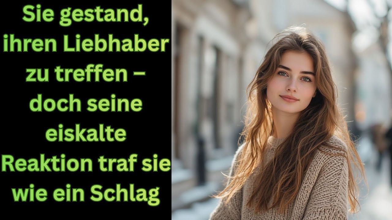 Sie gestand, ihren Liebhaber zu treffen – doch seine Reaktion war unerwartet kalt!
