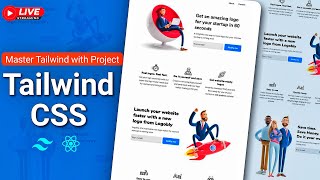 🔴 Tailwind CSS Tutorial For Beginners In Hindi | Complete Responsive Website With Tailwind CSS Wealth