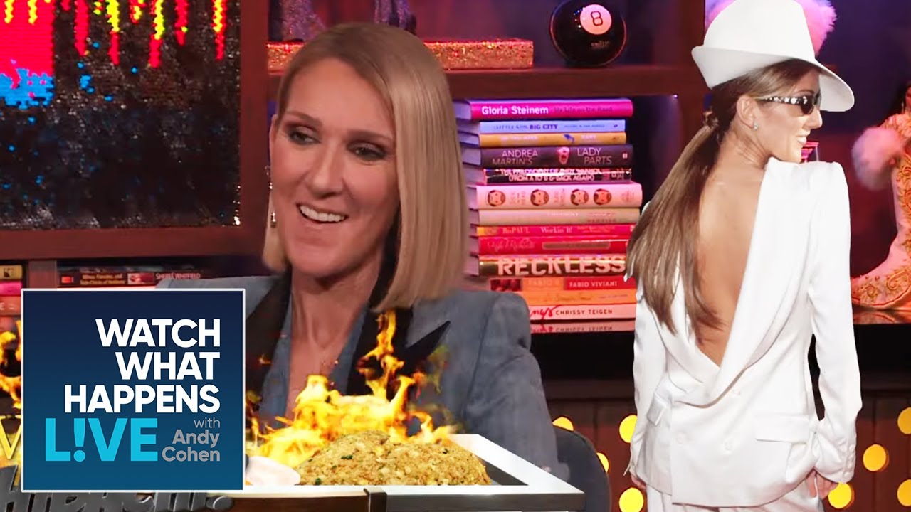 Celine Dion on Her Iconic Backwards White Pantsuit | WWHL