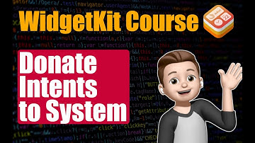 Donate Intents to System in iOS 15 and Xcode 13 | WidgetKit Course #8