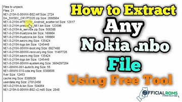 How to Extract Nokia Flash File .nb0 File Free Tool | Working All Model Nokia OST Tool