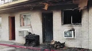 2 severely injured, 18 displaced in motel room explosion