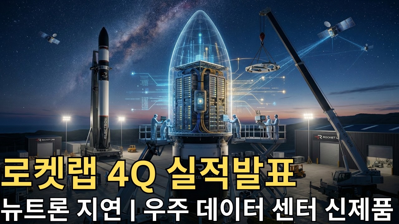 [로켓랩] 4Q 실적발표 | 뉴트론 연기 | 초음속 미사일 두번째 발사 | 우주 데이터 센터 신제품 출시