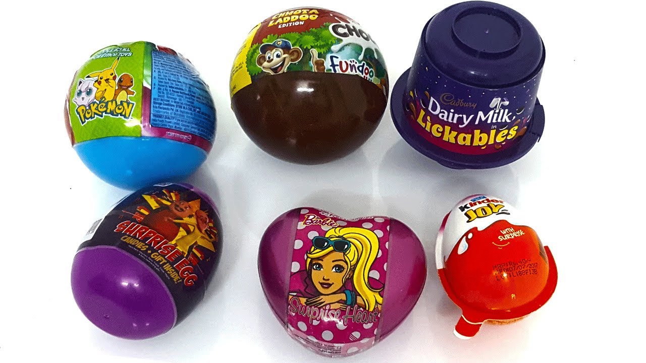 CADBURY DAIRY MILK LICKABLES KINDER JOY AND OTHER LOT'S OF SURPRISE