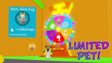 I GOT THE NEW LIMITED SECRET GHOST KING PET IN TAPPING SIMULATOR!