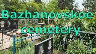 Cemetery walking tour in 4k Eastern Europe 2024 spring #cemetery #easterneuropean