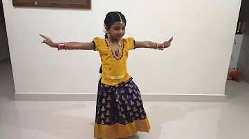 Ekadantha vinayakam Bharatanatyam dance by Kushi | 6 years old kid dance