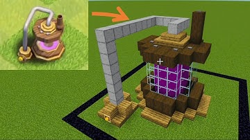 How to build: Lv 1 Elixir Collector in Minecraft (Speedbuild)