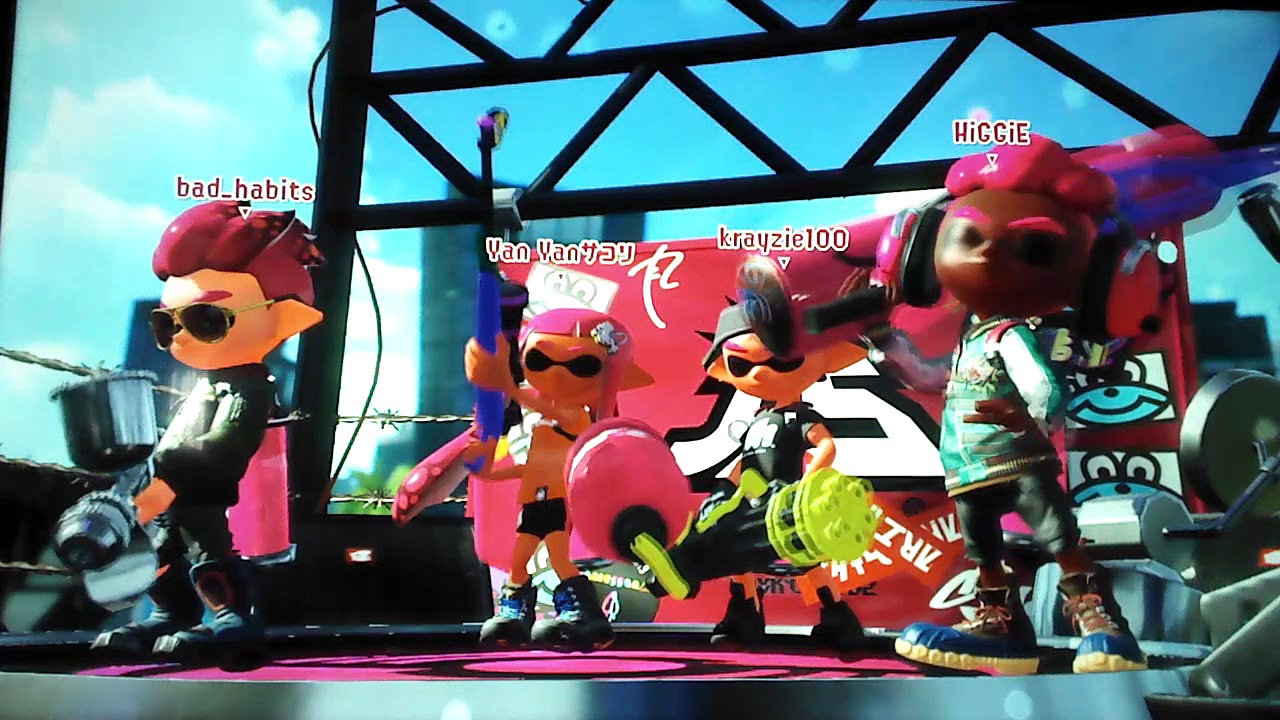 Splatoon 2 gameplay WE BEAT THE PINKS AND DOUBLE WIN - YouTube