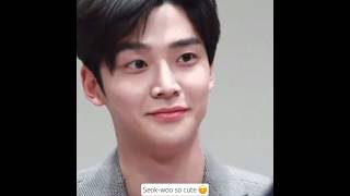 Seok-woo so cute 😊😊😊 #rowoon #kimseokwoo #로운 #shorts #fyp
