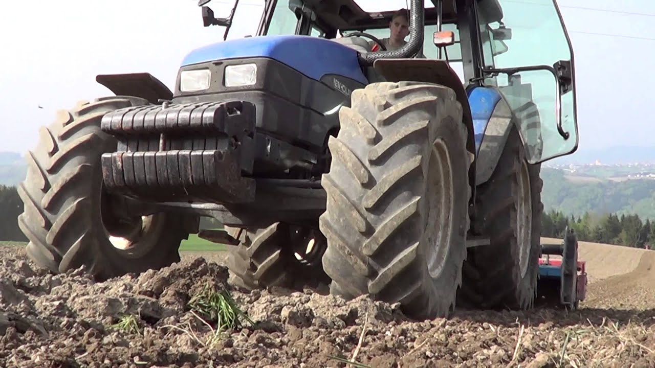 Fräsen mit New Holland TL 100 (HD)