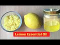 Diy lemon essential oil  homemade lemon zest oil  how to make lemon essential oil at home 
