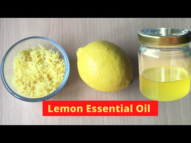 DIY Lemon Essential Oil | Homemade Lemon Zest Oil | How to Make Lemon Essential Oil at Home | class=
