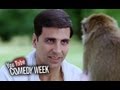 Akshay Kumar slapped by a Monkey - Comedy Sequence - Housefull