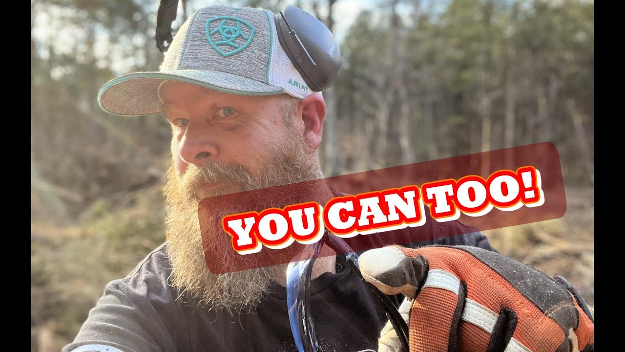 Chainsaw in hand ITS A BURNING ITCH! homestead offgrid