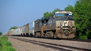 NS C40-9W Leads MNSNP Westbound! 4/10/2025