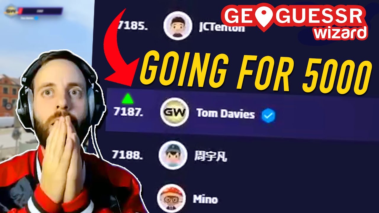 Playing competitive Geoguessr until I'm 5000th in the world (harpooning the dragon)