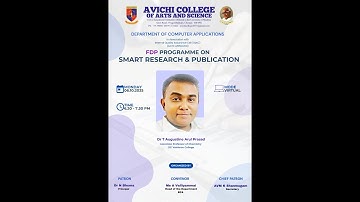 FDP on Smart Research and Publications (6th Oct - 10th Oct 2025)