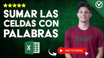 Cómo SUMAR las CELDAS QUE CONTENGA UNA PALABRA en Excel | ➕ Según  Condición 🔠