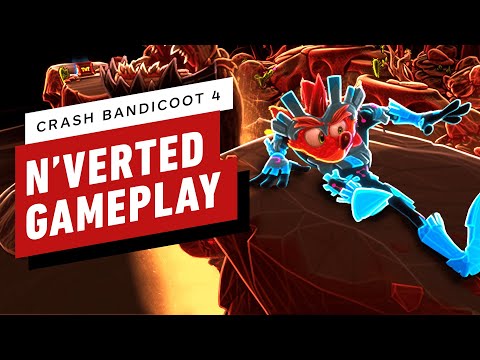 Crash Bandicoot 4: It's About Time - 12 Minutes of N'Verted Mode Gameplay