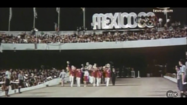 Juegos Olímpicos - Olympic Games MEXICO 1968 | Ceremonia de Clausura, Closing Ceremony