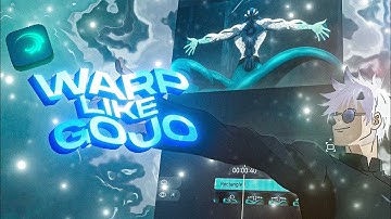 How I Make Warp Like @GOJO in Alight Motion - Tutorial