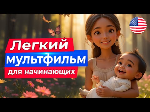 Учим английский на слух через легкий мультфильм для начинающих