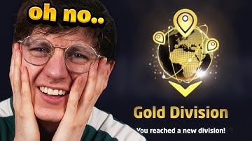 Ik ben gepromoveerd naar GOLD DIVISION op Geoguessr Duels!