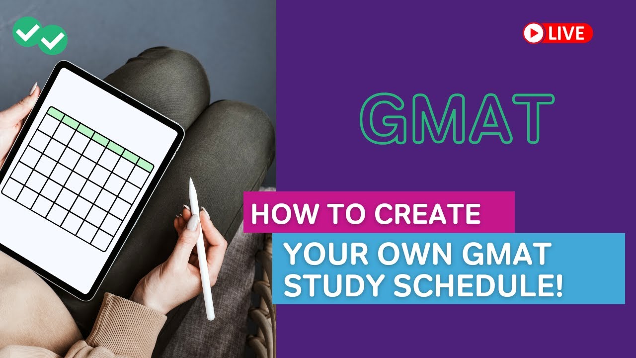 How to Create Your Own GMAT Study Schedule! YouTube