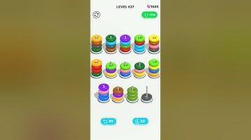 Level-637 in color hoop stack