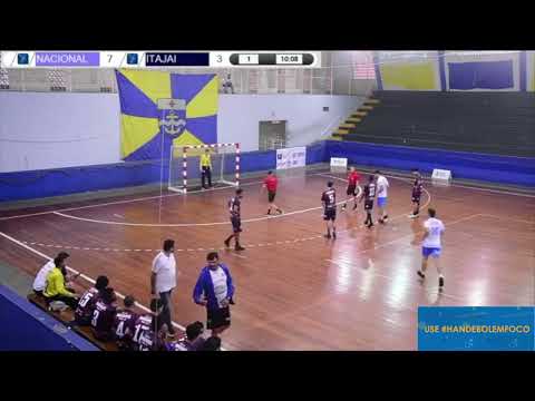 2020 NACIONAL X ITAJAI JUVENIL MASCULINO JOGO DE HANDEBOL CAMPEONATO BRASILEIRO