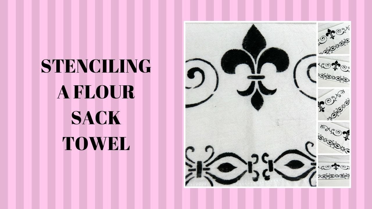 The Easy Way To Customize Flour Sack Dish Towels - Do Dodson Designs