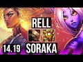 RELL & Miss Fortune vs SORAKA & Aurelion Sol (SUP) | 5/1/24 | EUW Grandmaster | 14.19