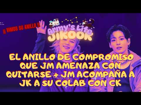 JIKOOK - ENGAGEMENT RING THAT THREATENS TO COME OFF, JM ACCOMPANIES JK TO HIS COLLAB WITH CALVIN ...